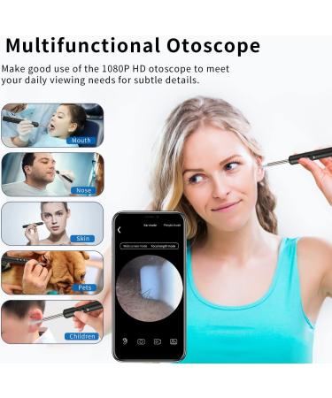 LYGJMYOK Ear Cleaner with Camera and Light - 1080P HD Ear Wax Removal Tool for iPhone and Android - Black - Buy Online on GoSupps.com