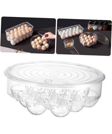 OSALADI 1pc Refrigerator Bin Clear Egg Container Transparent Organizer Storage - Buy Online on GoSupps.com