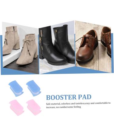 FRCOLOR Height Increasing Insoles - 2 Pairs Blue & Pink Heel Inserts for Invisible Height Boost in Shoes & Sneakers - Buy Online on GoSupps.com