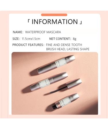 Heykomi 4D Fiber Curl Waterproof Mascara - Black/Brown | Long Lasting Formula - Buy Online on GoSupps.com