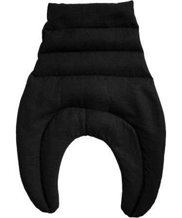 Buy Cherry Stone Neck Pillow with Back Support - Black Heat Pad for Pain Relief | International Shipping Available - Buy Online on GoSupps.com