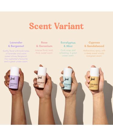 Joi Natural Deodorant Roll On Deodorant with Essential Oils for Women & Men Aluminum Free with Baking Soda Enhanced with Probiotics & Magnesium Vegan & Cruelty-Free 1.69Oz (Rose & Geranium) - Buy Online on GoSupps.com