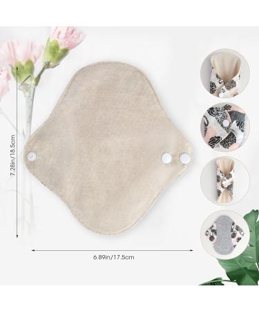 MQUPIN Reusable Cotton Pads - 5 Pack Washable Panty Inserts for Menstruation | Leak-Proof Design for Ultimate Comfort - Buy Online on GoSupps.com