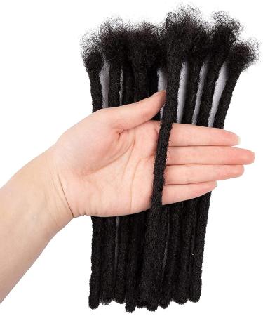 TAOYEMY Dresdlock Extension 8 inch 30 Strands 100% Real Human Hair Afro Kinky Dreadlock Extensions for Man/Women (1B 0.8cm-8inch-30 pieces) 0.8cm-8inch-30 pieces 1B - Buy Online on GoSupps.com