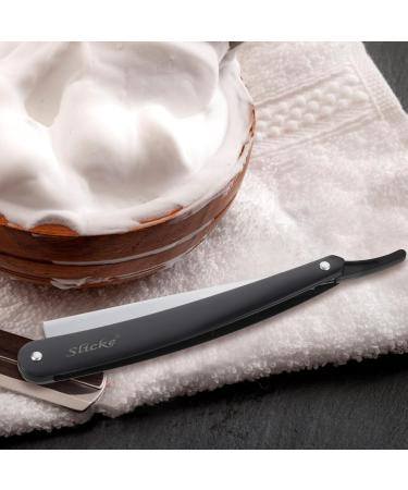 Minkissy 2-Pack Men's Razor Blades - Safe Body Razor for Barbers & Hairdressers - Black Razor Knife Holder - International Shipping Available - Buy Online on GoSupps.com