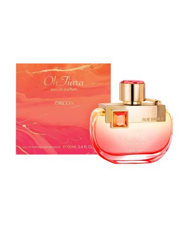 Oh Tiara Zircon Eau de Parfum For Women 3.4 Fl. Oz Sweet Fruity Floral Long-Lasting Fragrance