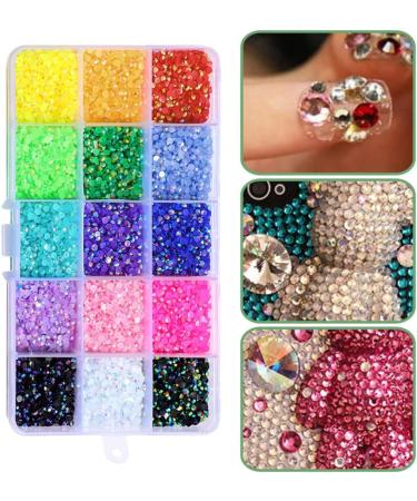 Lurrose Mini Stickers 1 Box Nail Drill Resin Drill 3d Mini Diamond Nail Art DIY Decor As Shown 2 - Buy Online on GoSupps.com