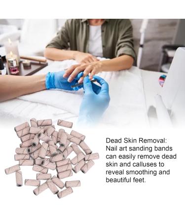 Nail Art Sanding Bands Box Grinding Bands Sand for Cap Manicure for Mini Head Small Size Boxed Miniature Nail Tool Sterilizers (Pink) - Buy Online on GoSupps.com