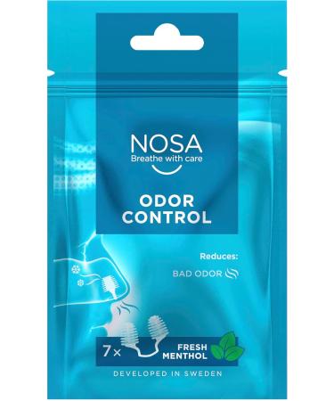 NOSA Odor Protection | Nose Plug | Avoid Unpleasant Odors | Unique and Discreet Nose Plug | Odor Protection | Pack of 7 | Fresh Menthol Fragrance | Easy to Breathe - Buy Online on GoSupps.com