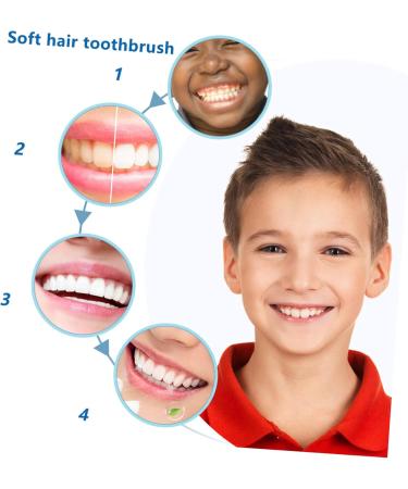 Sewoart 2-Pack Soft Children's Toothbrush - Ultra-Soft Bristle Micro Hand Brushes for Toddlers - Safe Dental Care Tools - Buy Online on GoSupps.com