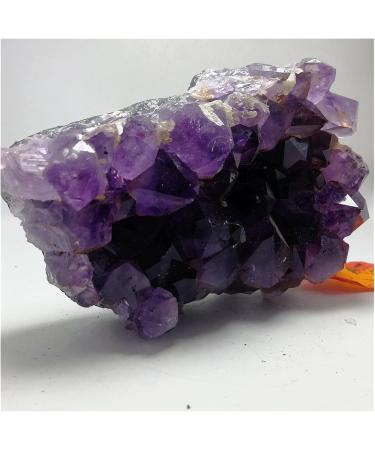 Hot Natural Amethyst geode Cluster Purple Quartz Stone Crystal geode Amethyst Cluster for Home Decoration Crystal Cluster (Size : 700-800g) - Buy Online on GoSupps.com