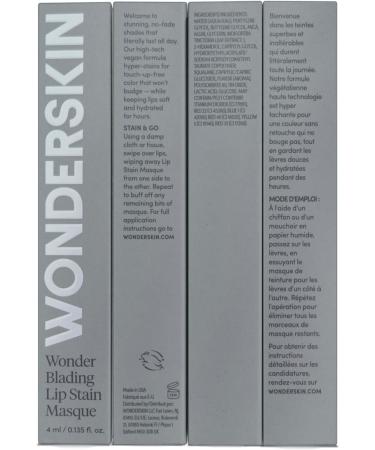 Wonderskin Wonder Blading Darling Stain & Go Lip Stain Masque - Long Lasting & Waterproof Formula - Buy Online on GoSupps.com