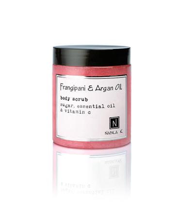 Body Scrub - Exfoliates and Moisturizes - Organic Frangipani & Argan Oil Body Scrub Exfoliates & Moisturizes. 3oz