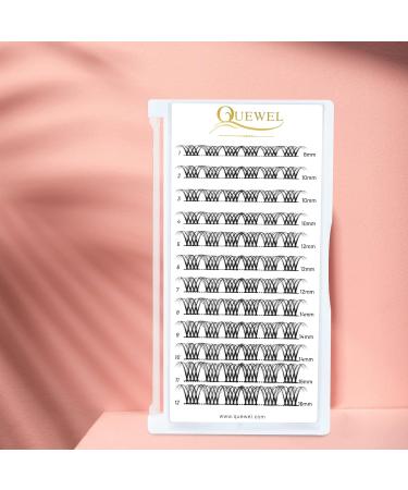 Buy Honey 02-D Mix Individual Eyelash Clusters (8-16mm) | 72 Pack D Curl Segments for DIY Eyelash Extensions - Buy Online on GoSupps.com