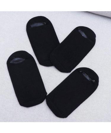Minkissy 3 Pairs Spa Gel Socks for Foot Care - Ultimate Protection for Dry Cracked Skin | Black Essential Oil Infused Foot Socks - Buy Online on GoSupps.com