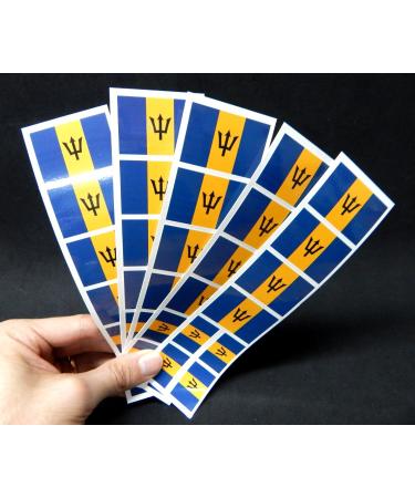 Barbados Flag Tattoos - Set of 40 | Fun Party Favors - Buy Online on GoSupps.com