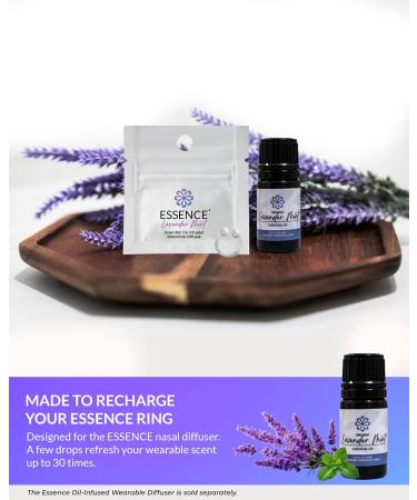 Essence Lavander Mint Essential Oil 100% Pure & Therapeutic Grade Perfect for Aromatherapy Diffusers & Recharging Essence Nasal Diffuser Rings Natural Stress & Mood Support (5mL) Lavender Mint 0.17 Fl Oz (Pack of 1) - Buy Online on GoSupps.com