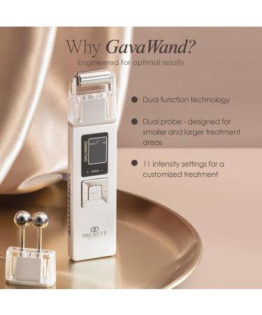 Galvanic Facial Lifting Roller by Project E Beauty | Smooths & Firms Skin | Diminishes Fine Lines & Wrinkles | Deep Pore Cleansing | Improves Circulation & Lymphatic Drainage | Rechargeable - Buy Online on GoSupps.com
