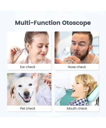 BAIXDM Digital Otoscope Camera - 4.5 HD Screen 3.9mm Ear Scope with Light Photo & Video Recording - Buy Online on GoSupps.com