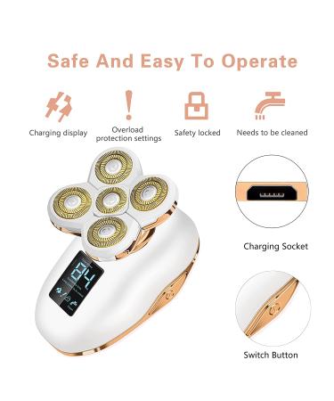 Women's Electric Shaver for Legs and Body - Best Razor for Face, Bikini, and Nose Hair Trimming - Perfect Hair Removal Gift for Women and Men - Buy Online on GoSupps.com