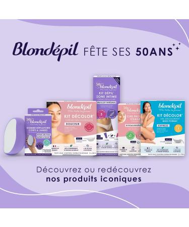 Blond pil - Set of 2 Decolor Express Refills Face and Body Coloring Cream Sensitive Skin Ultra Fast Women's Hair Removal - Buy Online on GoSupps.com