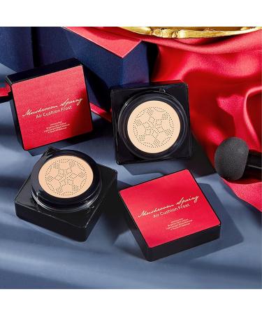 Mushroom Head Air Cushion CC Cream BB Cream Liquid Primer Foundation Full Coverage Primer and Mushroom Air Cushion CC Cream for flawless make-up even skin tone - Ivory - Buy Online on GoSupps.com