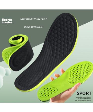 Sports Shock Absorbing Insoles for Men | Comfortable Breathable & Soft Shoe Inserts | Ideal for Size M (9-9.5 - Buy Online on GoSupps.com