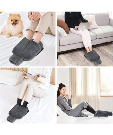 Electricity-Free Foot Warmer | 2L Large Hot Water Bottle for Cold Feet | 2-in-1 Soft Heating Pads for Men & Women - Buy Online on GoSupps.com