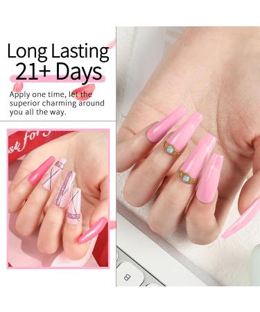 TopDirect Poly Gel Nail Set - 8 * 15 ml Builder Gel Kit for Nail Extension, Thickening, and Art - White Pink Nude Thermal Changing Formula - Acrylic Gift for Women - Buy Online on GoSupps.com
