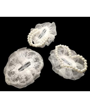 Sovenny 12 Piece Elastic Pearl Wrist Corsage Bands for Wedding Prom - White Wristlets - Buy Online on GoSupps.com