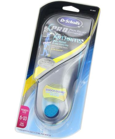 Dr. Scholl's P.R.O. Pain Relief Orthotics for Arthritis - Women's Size 6-10 (Old Version) - Buy Online on GoSupps.com