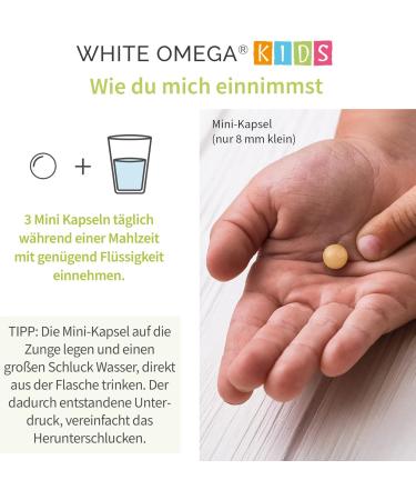 Buy Sugar-Free Children's Vitamins for Immune System Omega-3 Vitamin C D3+K2 Selenium & Zinc 90 Mini Capsules | International Shipping - Buy Online on GoSupps.com