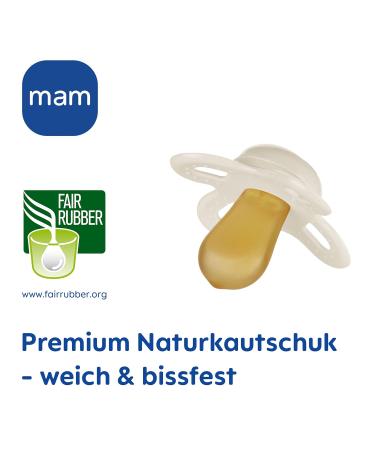 MAM Start Latex Pacifier Set for Newborns | Eco-Friendly Organic Materials | Includes Pacifier Box | Squirrel & Bird Designs | 0-2 Months - Buy Online on GoSupps.com