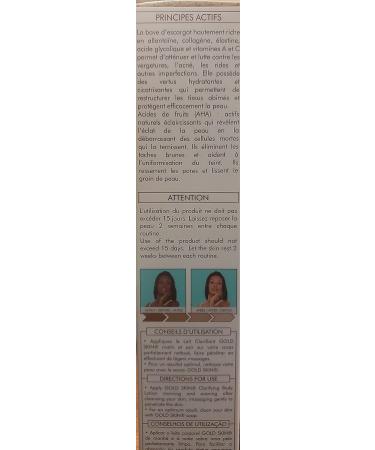 Gold Skin Clarifying Body Lotion with Snail Slime 250ml (Hydroquinone Free) - Buy Online on GoSupps.com