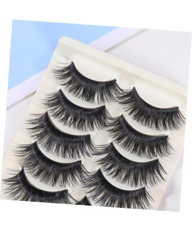 FRCOLOR Long Eyelashes 5 Pairs cruelty- long false eye lashes extra long thick false eyelashes false eyelashes adhesive reusable fake eye lashes fakes eyelash magnetic super long 3d - Buy Online on GoSupps.com
