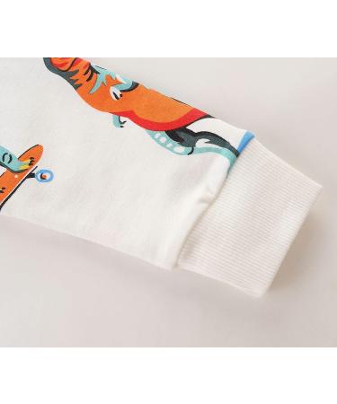 Dinosaur Boys Sweatshirt | Kids Cotton Jumper | Toddler Long Sleeve Pullover | Baby Clothes 1-8 Years | 5-6 Years Dinosaur 06 - Buy Online on GoSupps.com