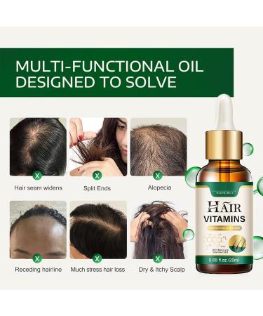 Biotin & VitaminC & Vitamin E Hair Growth Oil Treatment Hair Oil for Dry Damaged Hair Vitamin E Oil for Hair Hair growth Serum Strengthen Hair Repair Split Ends & Dry Hair Shiny Soft Moist Hair - Buy Online on GoSupps.com