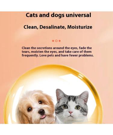 Tear Stain Cleaner for Dogs | 50g Safe Tear Stain Remover Powder for Cats - Pet Eye Cleaning Dogs Cats Health Supplies for Pet Shelter Home Use Keeps Eye Area Dry - Buy Online on GoSupps.com
