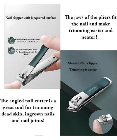 Portable Nail Clippers with A Portable Protective Cover Large Small Oblique Models Multi-Color Options Practical Tools - Buy Online on GoSupps.com