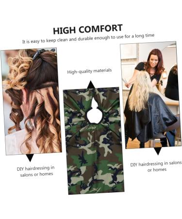 Angoily Waterproof Hair Apron | Salon Styling Cape for Hair Dye & Cuts | Adult Printing Cloak | Best eCommerce Supplies - Buy Online on GoSupps.com