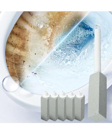 Pumice Toilet Stone | Brush Wand for Bathroom - Powerfully Away Stain and Limescale Hard Water Ring and Calcium Buildup Remover with Extra Long for Cleaning Toilet - Buy Online on GoSupps.com
