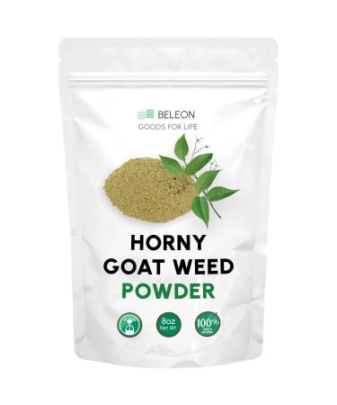 Horny Goat Weed Powder 8 oz - Pure Epimedium Powder for Men and Women Energy and Immune System Support