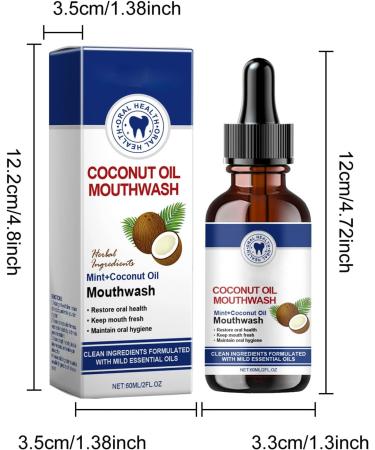  Generisch Coconut Oil Oral Rinse Coconut Oil Mouthwash Coconut Oil Oral Rinse with Fresh Oil Natural Teeth Whitening Mouthwash Breath - Buy Online on GoSupps.com