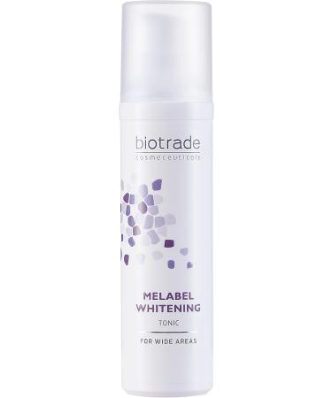 Melabel Whitening Tonic 60 ml Lightens Dark Spots Evens the Overall Skin Tone Regulates Oiliness Tightens Enlarged Pores Gently Exfoliates With Kojic Glycolic Malic and Lactic acid by Biotrade - Buy Online on GoSupps.com