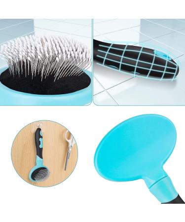 Pleasantsong Dog & Cat Grooming Brush with Self Cleaning Button - For Short/Long Hair, Removes Undercoat, Loose Fur & Dirt - Buy Online on GoSupps.com