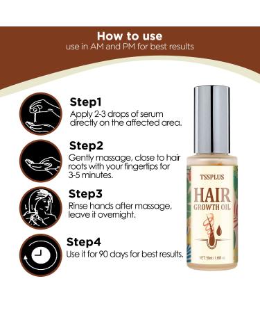 Hair Growth Serum & Oil for Thicker, Healthier Hair | Biotin, Castor Oil, Rosemary | Hair Loss Treatment - Buy Online on GoSupps.com