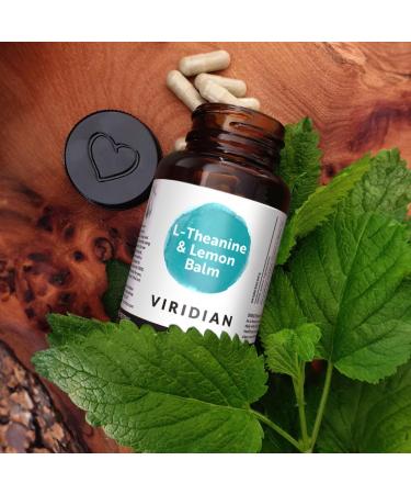 Viridian - L-Theanine and Lemon Balm 90 Veg Caps | 300mg Lemon Balm Extract & 200mg L-Theanine | Supports Cognitive Function | 100% Active Ingredients with No Fillers or Artificial Additives 90 count (Pack of 1) - Buy Online on GoSupps.com