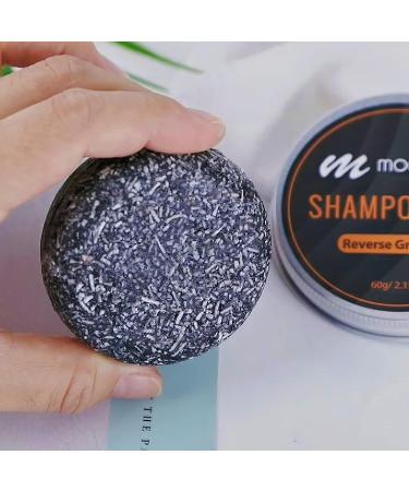 Reverse Grey Hair Bar Shampoo - Gray Hair Repair & Moisturizer with Hair Darkening Formula - 2.15 Oz - Buy Online on GoSupps.com