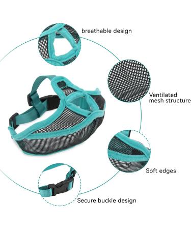 Adjustable Mesh Muzzle for Short Snout Dogs - Breathable Anti-Bite Solution for French Bulldogs - Buy Online on GoSupps.com