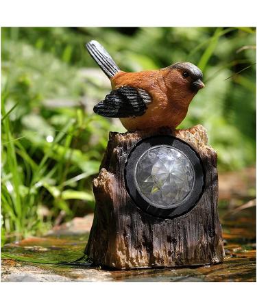 Garden Light Resin Simulation Bird Decoration Garden Garden Balcony Decoration Sculpture Crafts(Color:D)